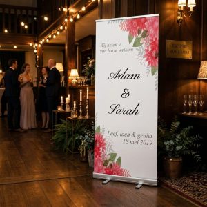 Vintage Flowers welkomstbord bruiloft - uitgelichte productfoto