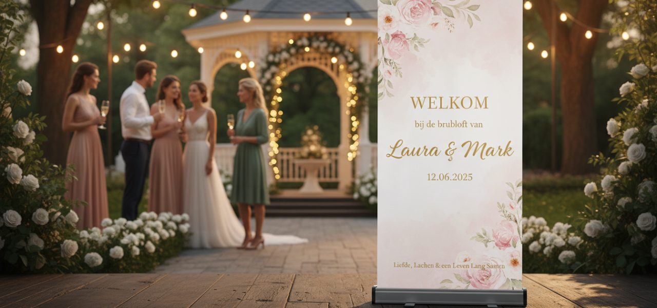 Waarom kiezen voor een rollup banner als welkomstbord?