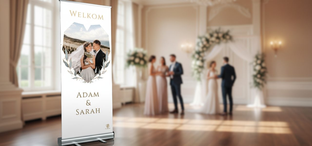 Welkomstbord bruiloft personaliseren Types, materialen en formaten die je kunt personaliseren