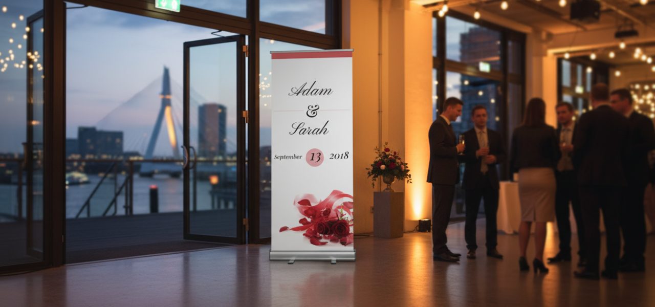 Welkomstbord bruiloft Rotterdam Specificaties en materialen voor een welkomstbord bruiloft Rotterdam