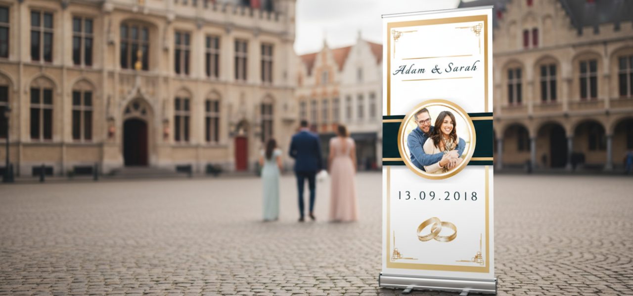 Welkomstbord huwelijk Brugge Wat is een welkomstbord huwelijk Brugge