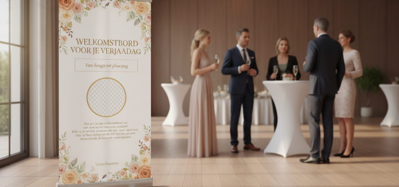 Hoe pas je een welkomstbord aan naar jouw wensen?